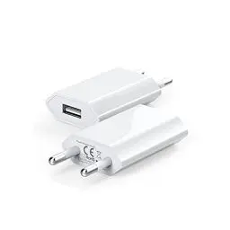 Produktbild: 2 Stück Universal USB Ladegerät, 5V 1A Netzstecker Ladegerät kompatibel mit i Phone XS Max XR X 8 7 6 6s 5S Plus, I Pad Mini, I Pod, Android, Xiaomi, Samsung, Huawei 5W Netzteil