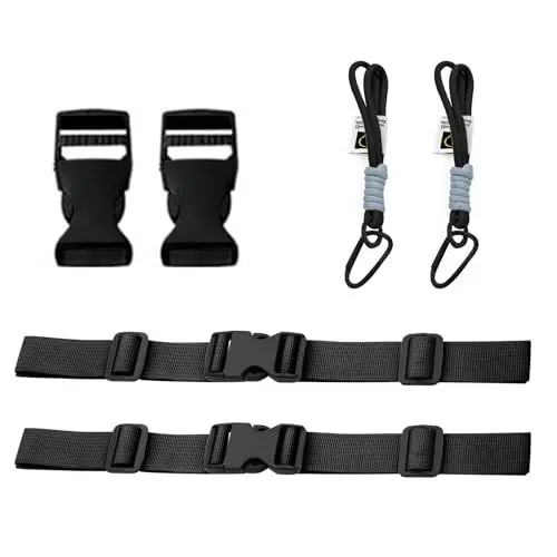 Produktbild: 2 Stück Verstellbarer Brustgurt, Verstellbarer Brustgurt Für Rucksack Mit Rucksackschnur, Nylon Mit Schnalle Rucksackgurt, Gurtband Mit Schnellverschluss, Rutschfester Gürtel Für Jogging Und Wandern A