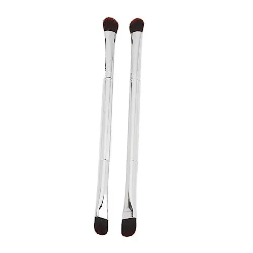 Produktbild: 2 Stück doppelseitiger Lidschattenpinsel, weicher Faserhaar-Concealer-Pinsel, Make-up-Werkzeug für Frauen und Künstler