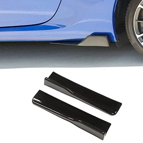 Produktbild: 2 Stück hintere Seitenschweller-Winglets, kratzfest, links und rechts, leuchtend schwarz, Auto-hintere Seitenschweller-Winglets, Diffusor für PKW, LKW, SUV