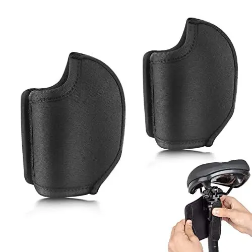 Produktbild: 2 Stücke Sattelstütz Gefederte Schutz für Suntour Neoprenmanschette Nylonschette Gefederte Sattelstütze Gefedert Schutzhülle als Fingerschutz und Schutz gegen Staubeintritt