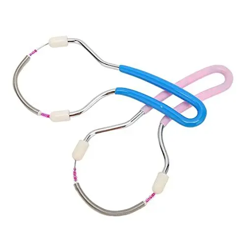 Produktbild: 2 Stücke Spring Gesicht Haarentferner, Gesicht Epiroller, Gesicht Haarentfernung Epilierer, Manuelle Epilierer Frühling Gesichtshaarentferner Threading Gesicht Epilierer für Oberlippe Kinn Wangen