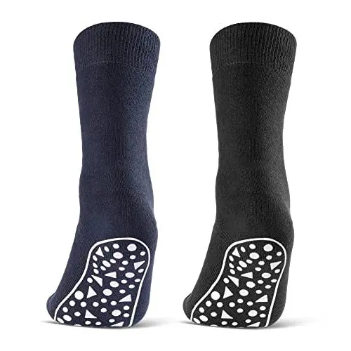 Produktbild: 2 | 4 | 6 Paar ABS Socken Damen Herren Anti Rutsch Socken Stoppersocken 21395 WP (2 Paar 43-46)