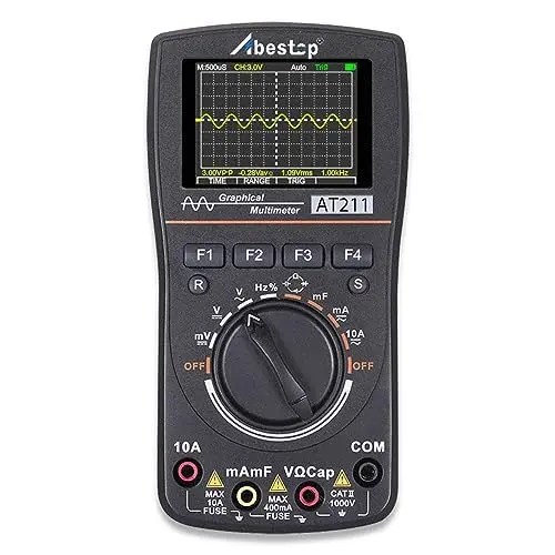 Produktbild: 2 in 1 Oszilloskop Multimeter Funktion Digitales Oszilloskop 1MHz Bandbreite 2.5Msps Abtastrate Digitales Oszilloskop Multimeter Triggermodus GS/WS Strom/Spannung Tester