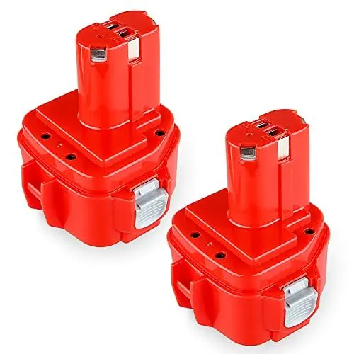 Produktbild: 2 stück 4800mAh 12V NI-MH Ersatzakku für Makita Akku 12V 1222 PA12 1220 1222 1234 1233 1235 1235B 1235F Ersatzakku für Makita 12v Akku