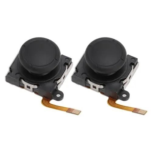 Produktbild: 2 teiliges Joystick Modul Ersatz Hall Effekt für Schalter, 3D Analogsensor Joystick Modul Ersatz, mit Metall und ABS für Schalter Joystick