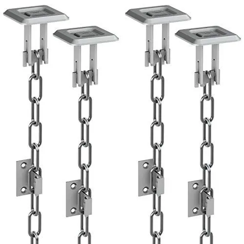 Produktbild: 2 x Paar BASI® Gitterrost-Sicherung GS70 Einbruch-Schutz Zusatz-Sicherung für Licht-Schacht Keller-Schacht