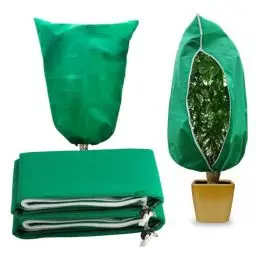 Produktbild: 2 x Pflanzenschutz Winterschutz für Pflanzen Kübelpflanzensack, Pflanzenschutzsack, Pflanzenschutzhaube, Frostschutz Winterschutz Topfpflanztasche für Draußen Pflanzenabdeckung Schutzhülle 80x120cm