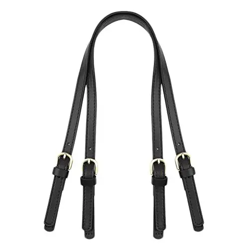 Produktbild: VASANA Universal-Taschengurte aus Leder, Schulterriemen, verstellbarer Handtaschengurt, Ersatz mit verstellbarer Schnalle für Tasche, Handtaschengriff (UKZ75356B)