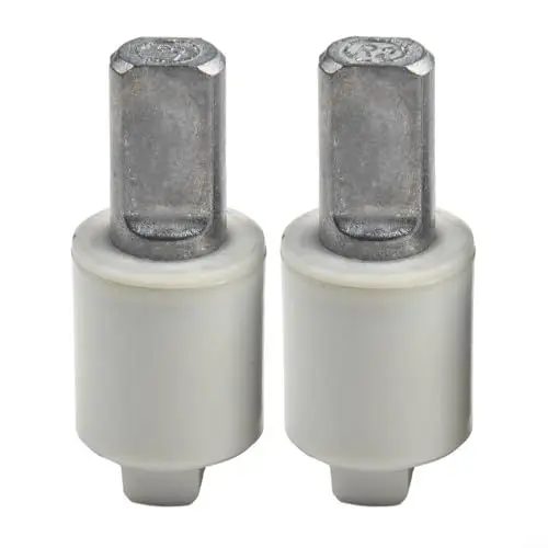 Produktbild: Gbtdoface 2 x WC-Scharnier mit Absenkautomatik, Drehdämpfer, hydraulisch, sanft schließend, Drehkissenverbinder (C), Schwarz, Kunststoff, Modern, Unbehandelt