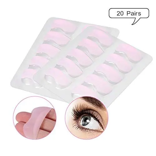 Produktbild: 20 Paare Wimpern Perming Lockenwickler Silikon Schild Pads, Wimpernwelle Curling Falsche Wimpern Schirmauflage Silikonpads, Makeup Falsche Wimpern Dauerwelle Patches