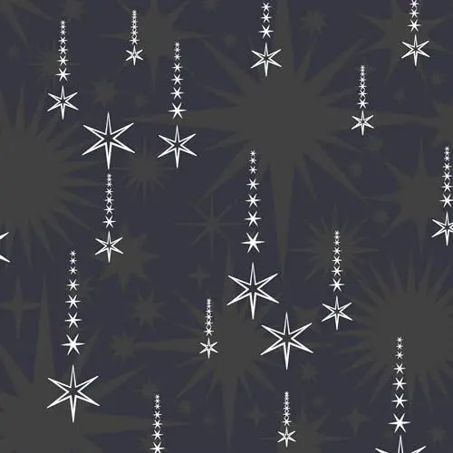 Produktbild: 20 Servietten Weihnachten Fallende Sterne schwarz als Tischdeko. Papierservietten mit Motiv. Auch für Decoupage und Serviettentechnik 33x33cm