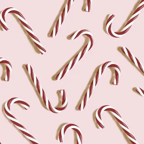 Produktbild: 20 Servietten Weihnachten Zuckerstangen rot-weiß als Tischdeko. Papierservietten mit Motiv. Auch für Decoupage und Serviettentechnik 33x33cm