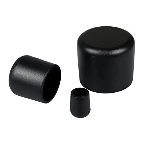 Produktbild: 20 Stück Kunststoff Schutzkappen für Stuhlbeine, Tischbeine, Möbel, Zaunpfosten, Holzpfosten, Verschiedene Größen, Möbelgleiter, Stuhlbeinschoner, Stuhlbeinkappe (Für Rohraußen-Ø: 20mm)