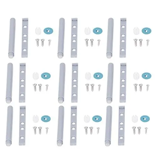 Produktbild: 20 Stück Schranktür-Rückprallvorrichtung, Druckriegel, Kleiderschrank, Schublade, Schiebetüren, Hardware-Industrie, Werkzeuge, Dämpfer, Offener Verschluss für Schrank, Schrank,