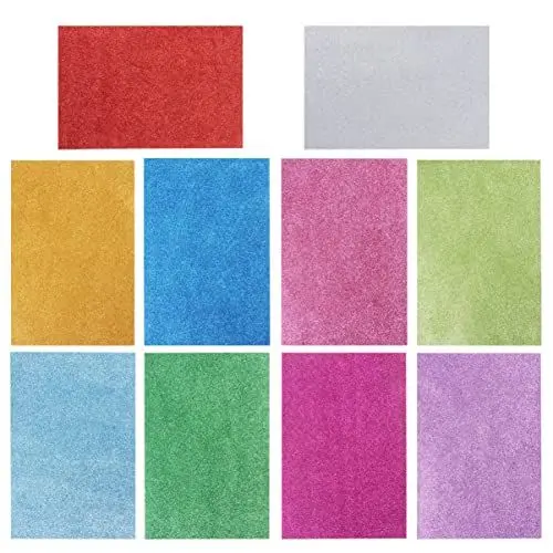 Produktbild: 20 Stück Source DIY Zehn Bastelarbeiten für Schaumstoff Glitzerkleber Leuchtende Künste ohne Scrapbooking Eva Gold Verdicken Farbe Bastelpapier Farben Klassenzimmer Projekte