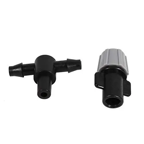 Produktbild: 20 Stück Sprinkler-Zerstäubungsdüse, T-Stücke, Beschlagen, Bewässerung, Hausgarten, Bewässerung für Rasen, Terrasse, Gewächshaus