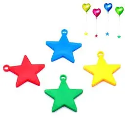 Produktbild: 20 Stück Stern Ballongewicht, Helium Luftballons Ballongewichte, Bunte Gewichte für Hochzeit Geburtstag Party Dekoration, Verlobung, Valentinstag, Kinder, Feiern