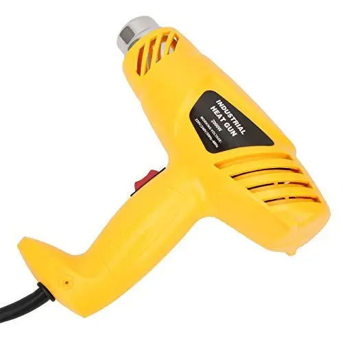 Produktbild: 2000W Hochleistungs-Heißluftpistole, ABS-Material, Geringes Gewicht, Kann mit Einer Hand Bedient Werden, mit 5 Düsen, Geeignet für Heimwerker, Gute Leistung, Kann den Täglichen