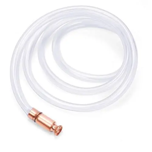 Produktbild: Schüttelpumpe, Schüttelschlauch 200cm Länge Schlauchpumpe PVC Handpumpe Benzin Transparent Pumpenschlauch zum Umfüllen von Flüssigkeiten Diesel Benzin Öl Wasser