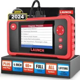 Produktbild: LAUNCH CRP123 V2.0 Plus Alles System OBDI/OBDII Scanner Diagnosegerät, Motor/ABS/SRS/EES/Dashboard/TPMS/at Code Reader Diagnostic Scanner für Autos, Kostenloses Update, 2024 Model