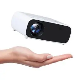 Produktbild: 2024 Neuer Mini Beamer, 18000 Lumen Bluetooth Projektor, Unterstützung 1080P, 5G WiFi LCD Heimkino Tragbarer Projektor, Kompatibel mit iOS/Android/Laptop/HDMI/PC/TV Stick/USB(schwarz)