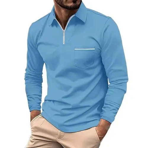 Produktbild: Day Prime Angebote 2025 Polo Funktionsshirt Herren Trachten Tshirt T Shirt V Ausschnitt Set Poloshirt Baumwolle Hemd Kurzarm Slim Fit Meine Bestellung