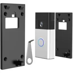 Produktbild: 2024 Ring Doorbell Halterung, Selbsthaftende Halterung ohne Bohren für Die neue Akku-Videotürklingel (2024) (Battery Video Doorbell), Ring Kamera Klingel Klebehalterung Doorbell Zubehör