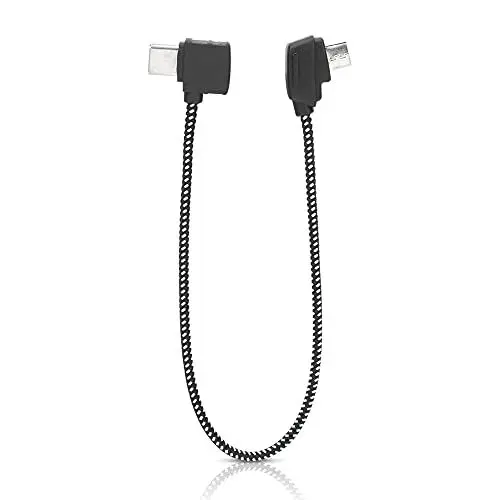 Produktbild: Yosoo Health Gear 207 Mm / 8,1 Zoll Datenkabel Typ-C-Tablet Zum Controller, Fernbedienungskabel Passend für Mavic Mini RC-Drohne, Mavic Pro Platinum, OTG-Nylon-geflochtenes