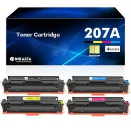 Produktbild: 207A 207X MFP M283fdw Toner: Kompatible für HP 207A 207X Color Laserjet Pro MFP M283fdw Toner Schwarz M255dw M282nw M283fdn M255nw W2210A W2211A W2212A W2213A Cyan Gelb Magenta Mit Chip Multipack