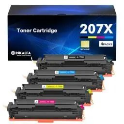 Produktbild: 207X 207A Toner Ersatz Kompatible für HP 207X 207A Color Laserjet Pro MFP M283fdw M255dw M282nw M283fdn M255nw M283 M282 M255 Mit Chip Multipack 1x W2210X W2211X W2212X W2213X
