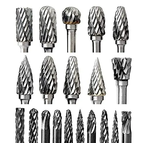 Produktbild: 20pcs Hartmetallfräser Bohrmaschine Set Die Grinder Bits Rotary Tool Bits 1/8