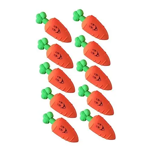 Produktbild: MUSISALY Mini-radiergummis 20er-set Entzückende Karotten-radiergummis Für Kinder Kindergarten Kunst-radiergummi Robuster Spaß Für Die Schule Und Zu Hause