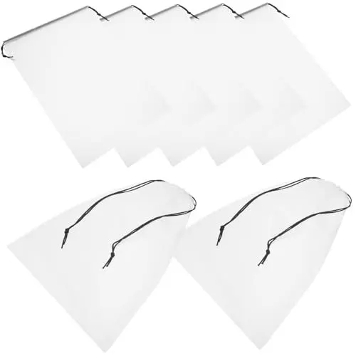 Produktbild: WRITWAA 30 X 40 cm 20 Stück Schuhaufbewahrungsbeutel Mit Kordelzug Reise-Organizer Für Schuhe Unterwäsche – Spart Im Koffer