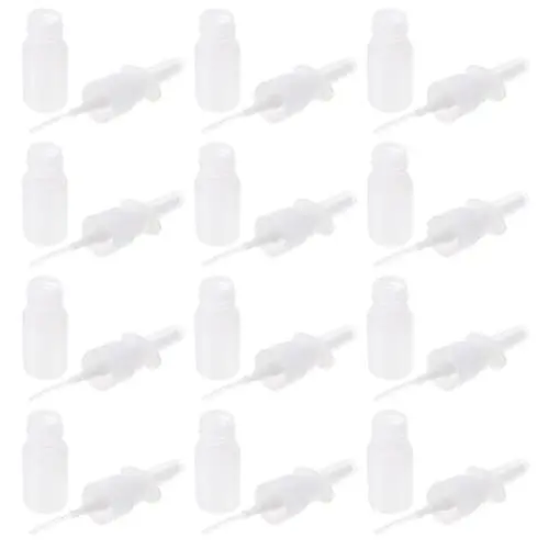 Produktbild: 20st Flasche Mit Nasenspray Parfum Reise Nachfüllbar Nasenspray Flasche Leere Nasenspray-Flaschen Nasenzerstäuber Leer Mini-Parfum Sprühflasche Kleine Leere Flasche Weiß