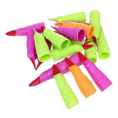 Produktbild: 20st Hexennagel-Set Geisterkostüm Halloween-nagelrequisiten Zubehör Falsche Hexenfinger Hexenkostüm Nägel Halloween-fingerabdeckung Fingernägel Für Cosplay Hexennägel Plastik VICASKY