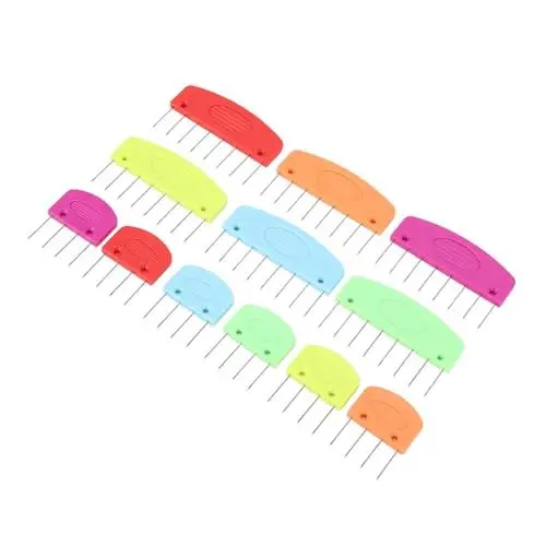 Produktbild: 20-teiliges Häkel-Blockiernadel-Set, Edelstahl, Gleichmäßige Dehnung, Strickblockernadeln, Spitze, Handarbeitsprojekte, Werkzeuggerät mit Aufbewahrungsbox, Passend Zum Stricken,