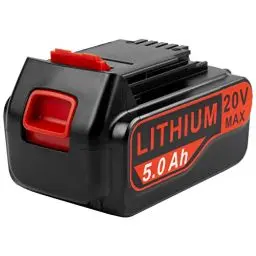 Produktbild: 20V 5.0Ah Akku für Black+Decker 18V/20V ASUNCELL Li-ion Ersatzakku für alle 18V/20V Black & Decker Haushaltsgeräte, Gartengeräte, Elektrowerkzeuge Ersatz LBXR20, LBXR2020, LB20, LBX20, LB2X4020