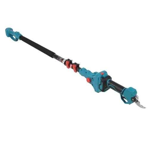 Produktbild: 20-V-Stab-Gartenschere, Kabellose Elektrische Gartenschere mit Verlängerungsstange, 180 Grad Verstellbarer Kopf SK5-Astschere aus Hartstahl für BL1830B BL1840B-Akku