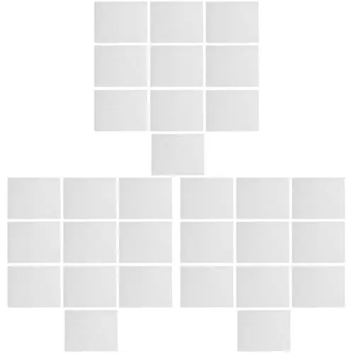 Produktbild: 2100 Stück/ 10 Blatt Transparente Spachtelmasse Transparente Klebespachtel Acrylspachtelmasse Transparent Doppelseitig