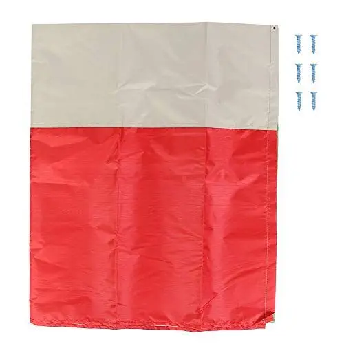 Produktbild: 210D Oxford Stoff Swing Baldachin Dach Abdeckung Wind Dicht Wasserdicht für Terrasse Auffahrt Außenbereiche Multifunktion Ale 132x226cm (Farblich passend zu Grün, Beige und Rot)