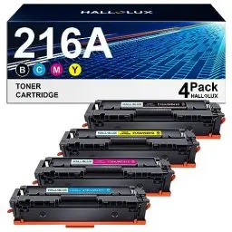 Produktbild: 216A Tonerkartusche 216A Toner Set Kompatibel für HP 216A W2410A W2411A W2412A W2413A für HP Color Laserjet Pro MFP M183fw Toner M182n M183fdw M182 M182nw M155 (1 Schwarz, 1 Cyan, 1 Magenta, 1 Gelb)