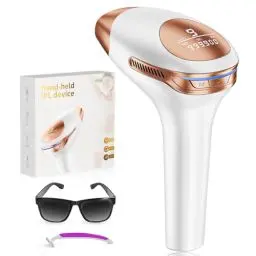 Produktbild: 21J IPL Geräte Haarentfernung Laser mit 3 Erweiterte Funktionen-HR/SC/RA und 9 Energiestufen, 999.900 Lichtimpulse Effizient Laser Haarentfernung für Männer, Frauen, Achseln, Beine, Körper