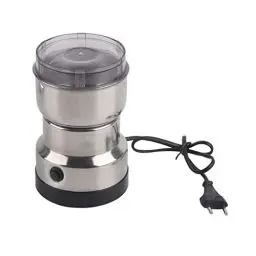 Produktbild: lyrlody 220V Elektrische Edelstahl Kaffeemühle Mahlmaschine, Elektrische Kaffeemühle Edelstahl für frisch gemahlenen Kaffee, Getreide, Nüsse und mehr