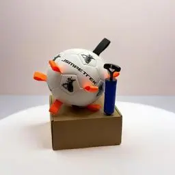 Produktbild: -225%OFF Hundespielzeug für mittelgroße und große Hunde MAX 20.5cm Wickelnetzfutter,langlebiger Hundeball,interaktives Hundespielzeug,Hundefußball,Wasserspielzeug,Hundeball mit Seil Hundefußball