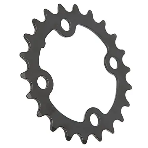Produktbild: 22T Fahrradkettenblatt, Carbonstahl Mountainbike Ersatzkettenblatt 8 9 10 Gang Kurbel Carbonstahl Ersatzkettenblatt 64mm BCD