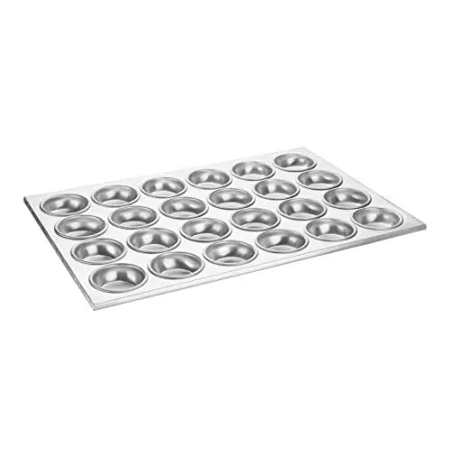 Produktbild: 24er Aluminium-Muffinform von Vogue, 36 x 52 cm, kommerziell nutzbares Muffinblech