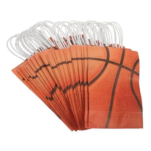 Produktbild: minkissy Fußball-party- 24 Stück Sport-themen-basketball-goodie-bags Große Party-vorräte