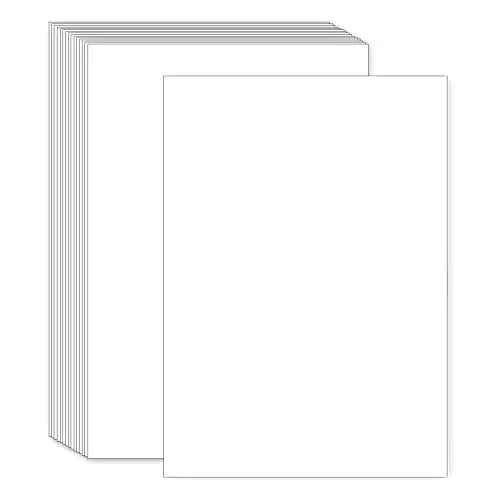 Produktbild: 25 Blatt etiketten a4, etikettenpapier a4 bedruckbar, Etiketten Selbstklebend Versandetiketten Aufkleber A4 297 x 210mm - Geeignet für Laser/Inkjet/Kopierer Einsetzbar
