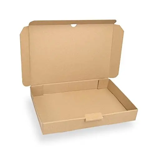 Produktbild: 25 Maxibriefkarton von Hairlich | Karton | Falttasche | Karton zum verschicken | Büchersendung | Braun | Versand Post Tasche | Faltschachtel | DHL Warensendung | 350x250x50mm